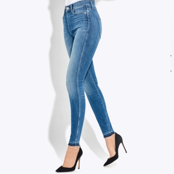 AYR Size 27 High Rise Skinny Fray Hem Jeans Light Wash - Picture 1 of 6
